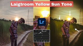 Laigtroom Yellow Sun light effect. Colour grading and Yellow Tone screenshot 5