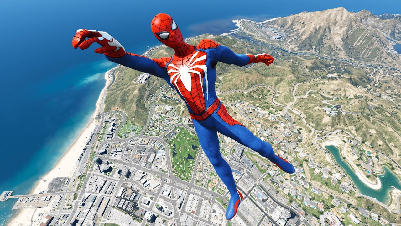 GTA V Spider-Man & Color Minions Epic Ragdoll Physics Funny and Fails 