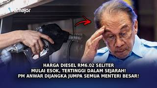 HARGA Diesel RM6.02 Mulai Esok, Tertinggi Dalam Sejarah! PM Anwar Dijangka Jumpa Semua Menteri Besar