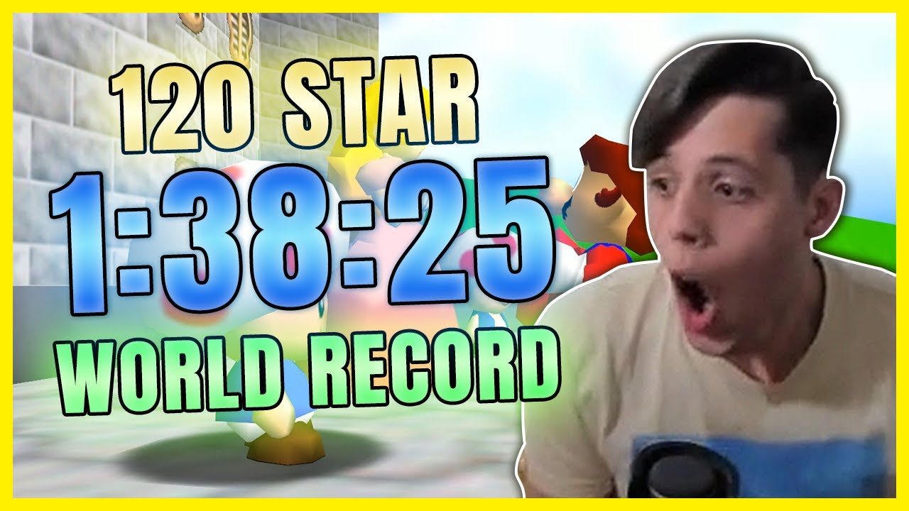 [FORMER WORLD RECORD] Super Mario 64 120 Star Speedrun in 1:38:25 by Cheese