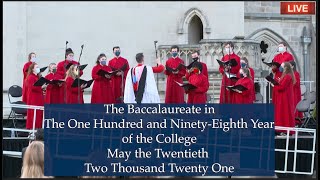 Baccalaureate May 20, 2021