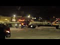 TRUCK STOP PARKING LOT MADNESS! Watching Trucks Try to Park In A Snowstorm.