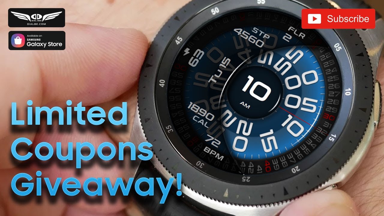 Limited Coupon Giveaway! Minimal 3 | Samsung Galaxy Watch/2/3/Active/2 | Watch Face by DialBee