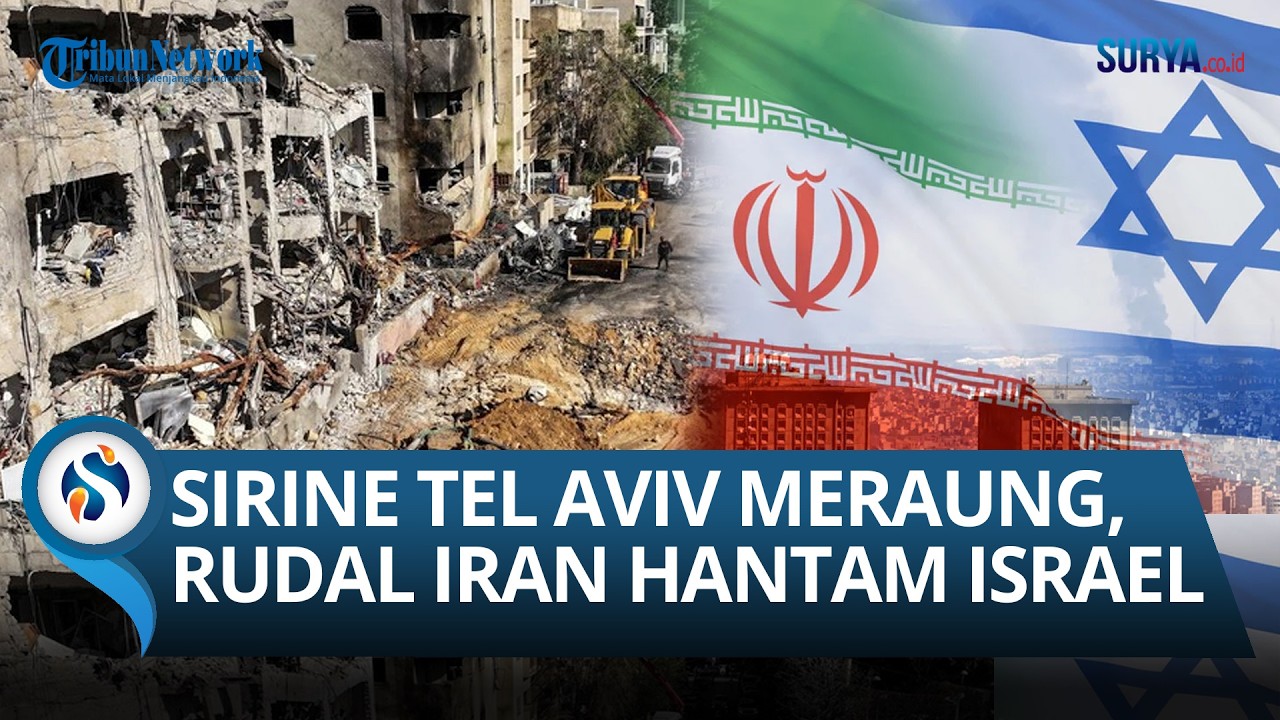 Kondisi Tel Aviv Diserang dari Segala Arah, Rudal Iran dan Hizbullah Melesat ke Gedung Tinggi