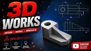 Solid Works Tutorial,How to add Rib and Chamfer