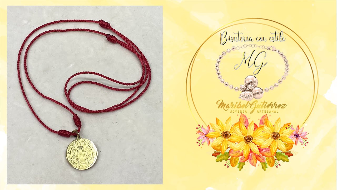 COLLAR DE HILO CON NUDO CORREDIZO