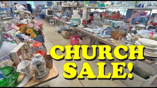 THIS IS OVERWHELMING! Chaotic Church Yard Sale Shop With Me! | eBay Reselling