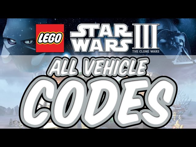 Lego Star Wars 3: The Clone Wars - All Vehicle Cheat Codes - YouTube