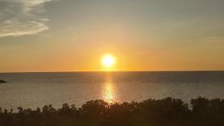 #039 A Peaceful Orange Sunset at Charlotte Harbor 🌅🧡 | 2 Hours of Marina Sounds #sunset #calm