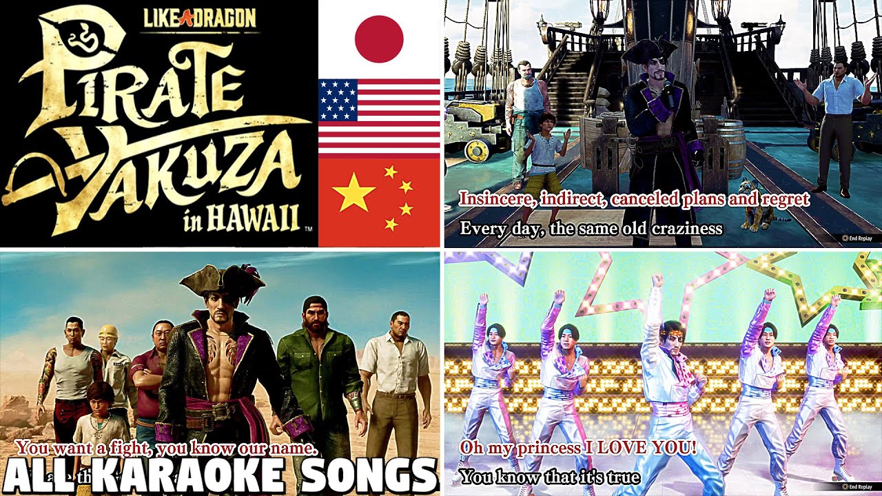 ALL Karaoke Songs [ALL Languages] - Like a Dragon Pirate Yakuza in