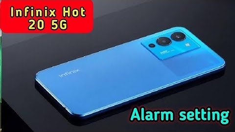 How To Set Alarm In Infinix Hot 20 5G, Infinix Hot 20 5G Mein Alarm Kaise Lagaen ,