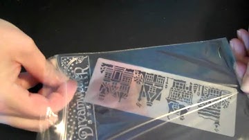 Removing Dreamweaver Stencils from Packaging