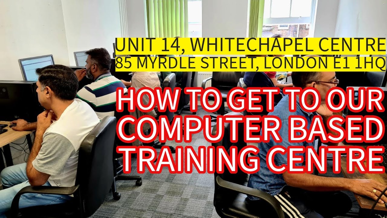 Direction to our computer based training facility | TfL SERU Assessment | Life in the UK | Driving