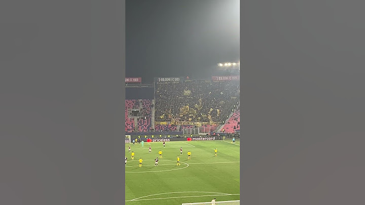 Curva ospiti Borussia Dortmund a Bologna