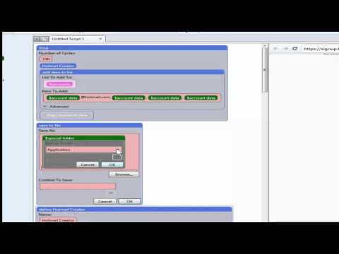 Ubot Studio v4 - How To Save Data as Accounts are Created