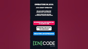 Java Unary Operator
