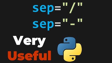Python sep Parameter in print