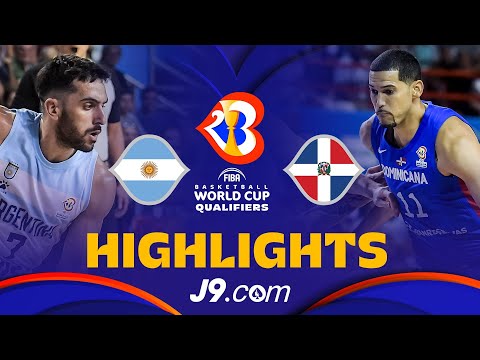 🇩🇴 Dominican Republic stuns 🇦🇷 Argentina | Basketball Highlights - #FIBAWC 2023 Qualifiers