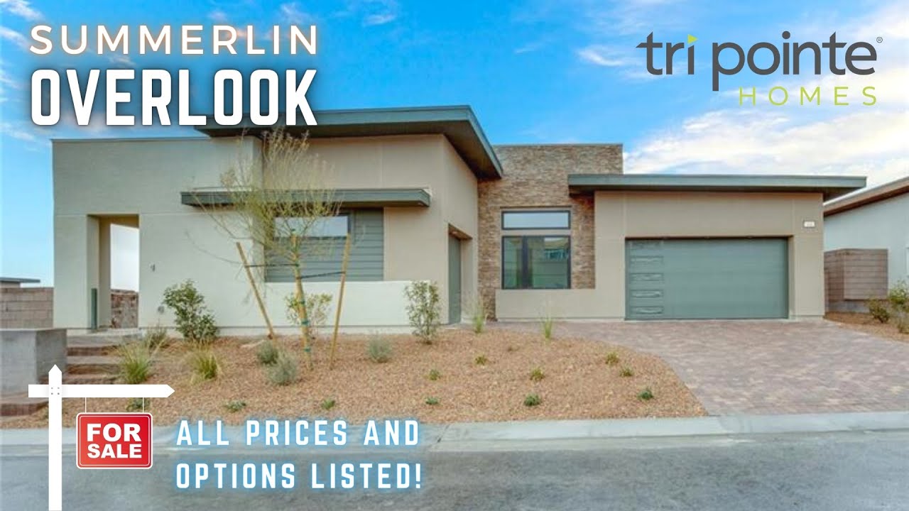 Spec Home at Overlook For Sale by Tri Pointe Homes Summerlin, Las