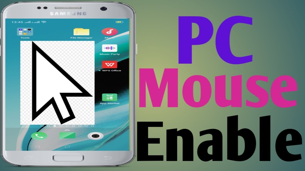 How To Enable Mouse Pointer On Android l PC vala mouse enable l screen record touch point Enable