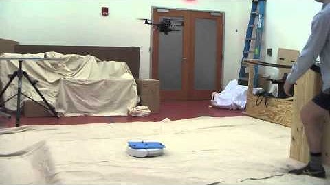 Aerial Tracking of Ground Target Using Motion Capture State Feedback