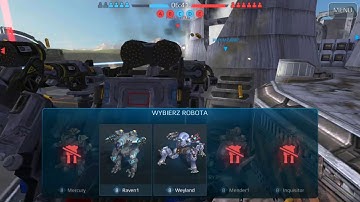 War Robots test server new robots Weyland and Mender. New weapons Chimera and Avenger