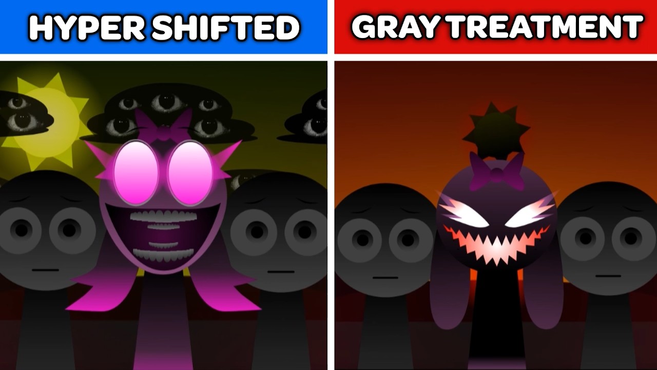 Incredibox Sprunki Hyper Shifted Phase 3 — Original vs Grey Treatment | Which One Dominates?