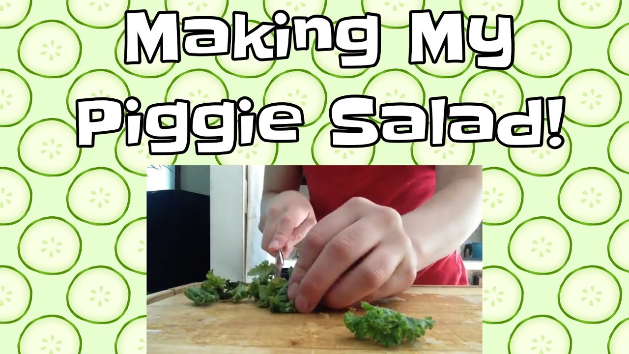 Making My Guinea Pig Salad! || Piggies World - YouTube