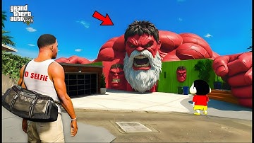 GTA 5 Franklin & Shinchan Save Hulk’s Secret Suit 💚🔥 | Epic Superhero Mission