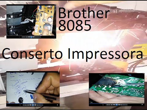 Conserto Placa Fonte - Impressora Brother 8085