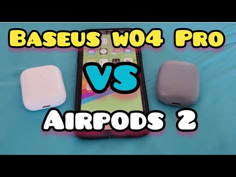 Baseus Encok W04 Pro versus Apple Airpods 2