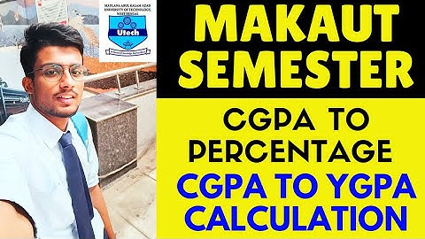 MAKAUT CGPA to Percentage Calculator🔥 Obtained Marks Calculation✅#makaut #cgpa_to_percentage