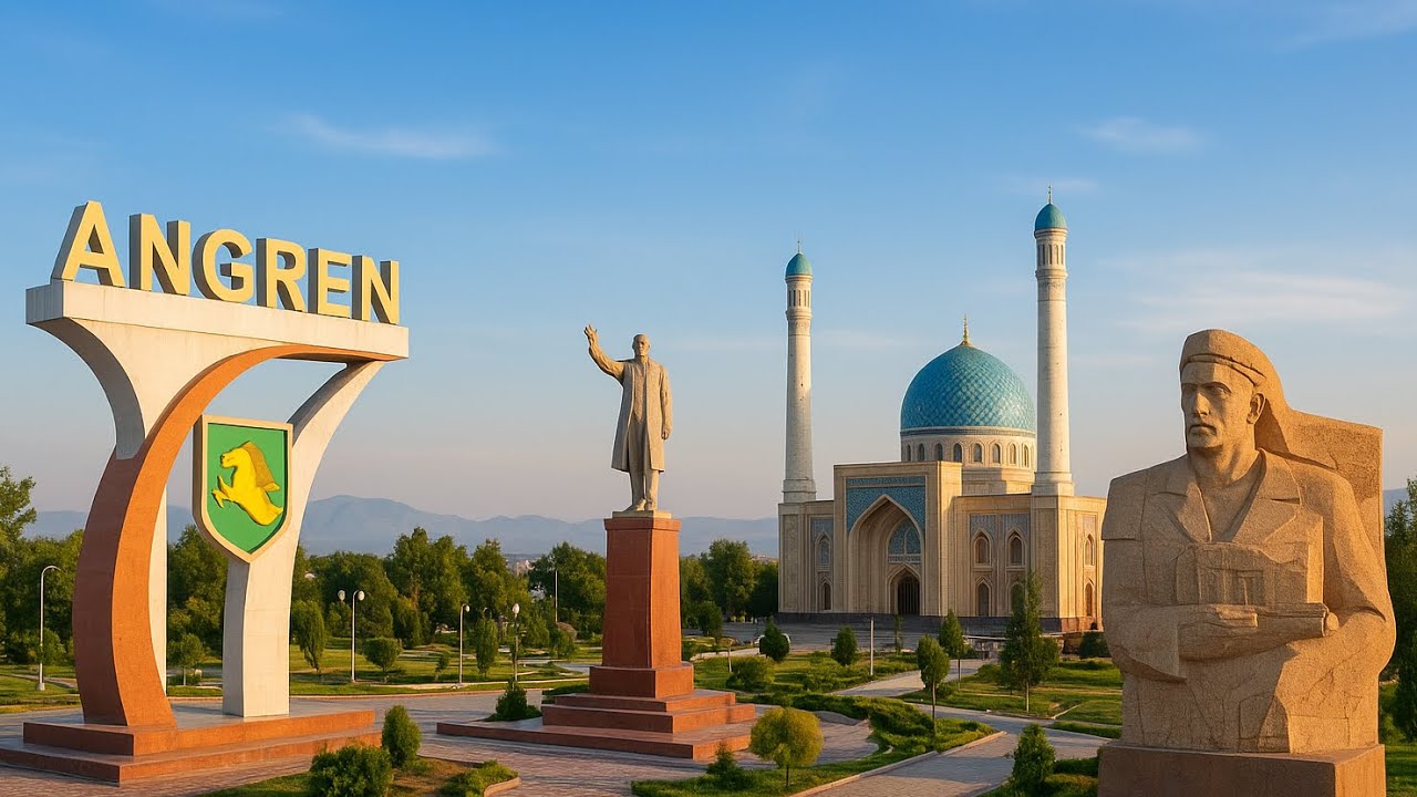 Гуляю в Ангрене кольцо, 30 лет Ангрена, квартал 2/2