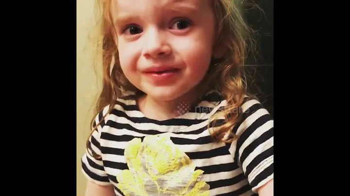 'I'm OK!' Four-year-old US girl tries extremely hard to enjoy her mum's cooking - DayDayNews