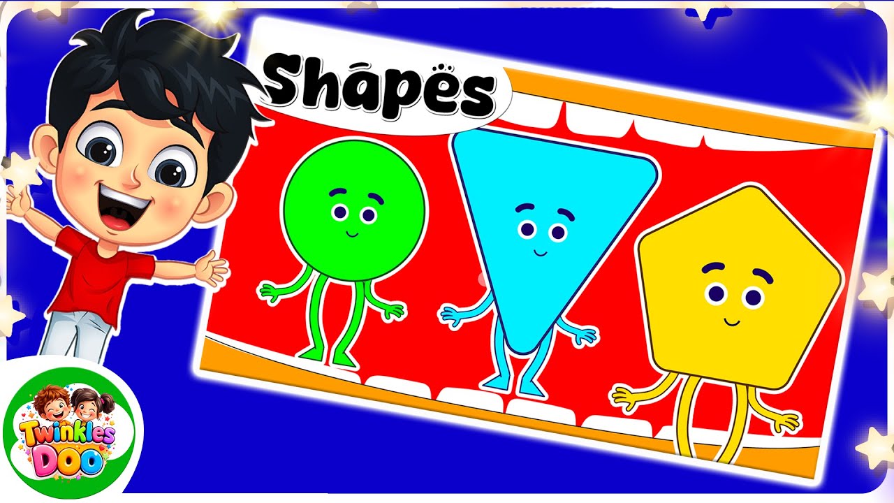 Learn Shapes 🔺🔵🟥 | Toddler Learning Videos For Kids | Baby Learning ...