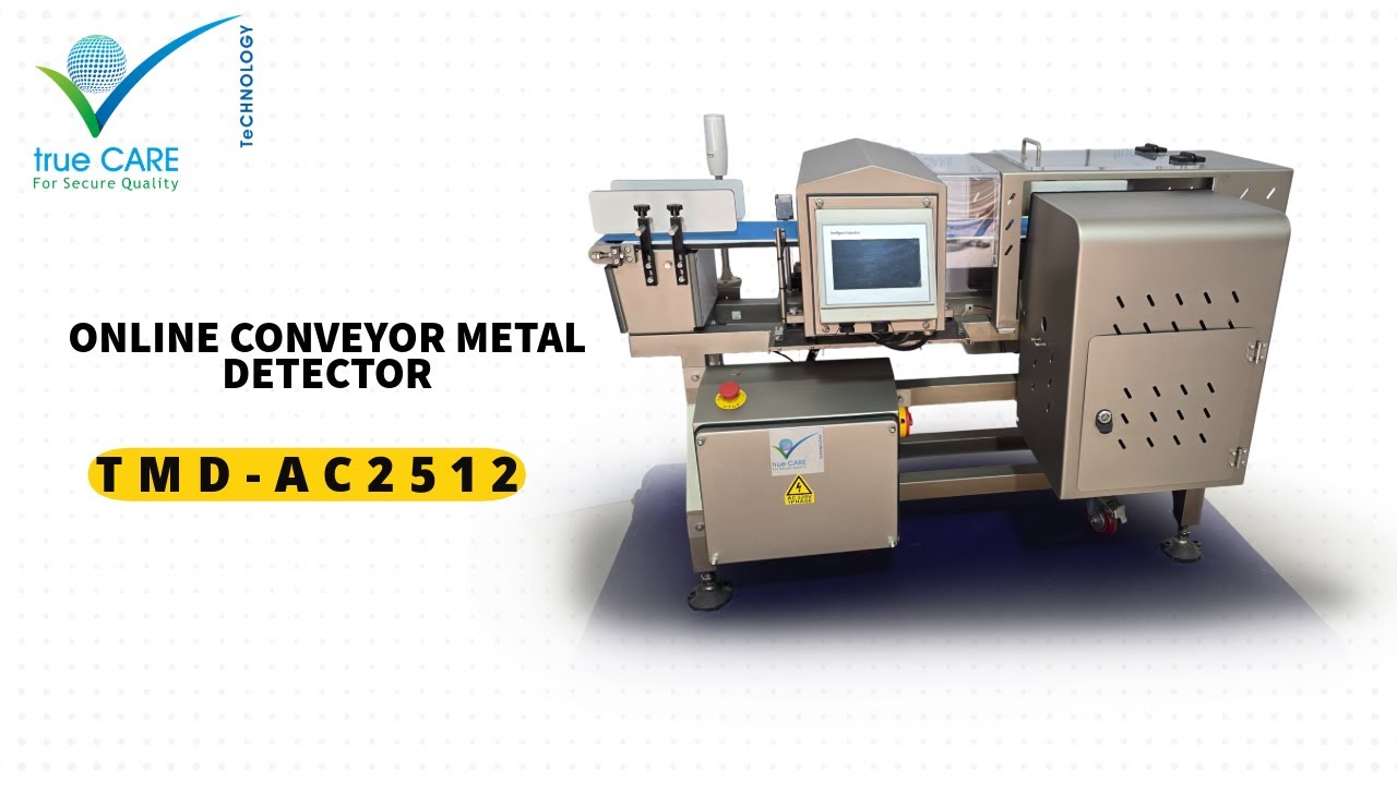 TrueCARE’s High Sensitivity Conveyor Metal Detector | TMD-AC2512 | For Food, Pharma & FMCG Products