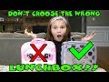 Don't Pick The Wrong Lunchbox Challenge!