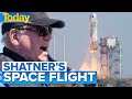 William Shatner becomes oldest person to go to space at age 90 | Today Show Australia