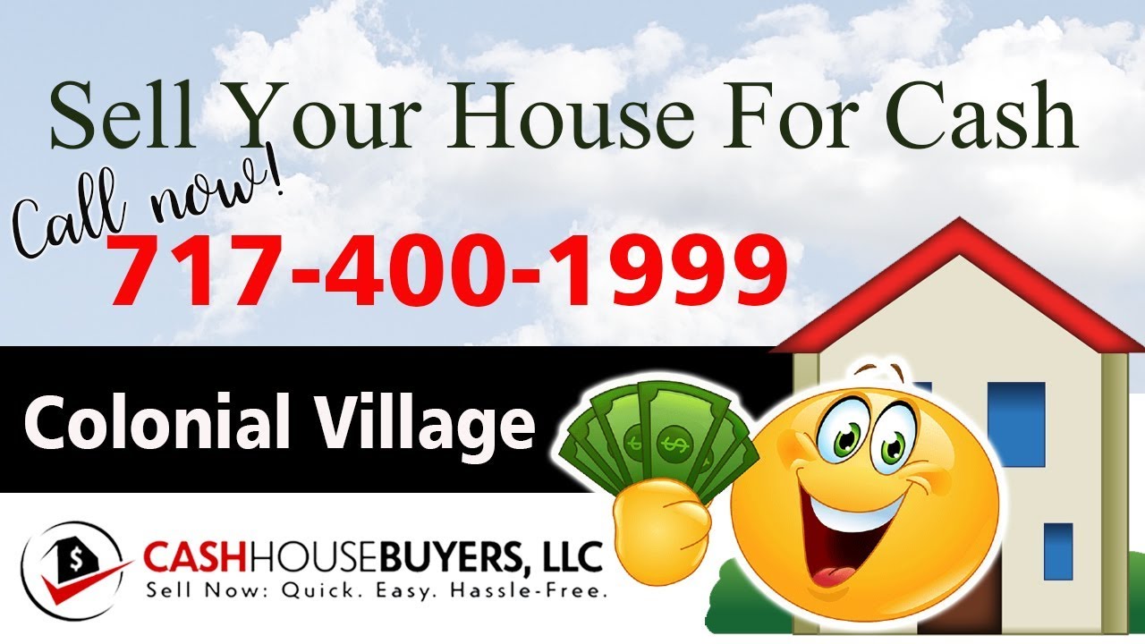 SELL YOUR HOUSE FAST FOR CASH Colonial Village Washington DC | CALL 7174001999 | We Buy Houses