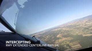 HD approach & landing Palma de Mallorca Runway 24L with actual ATC, all from the cockpit.