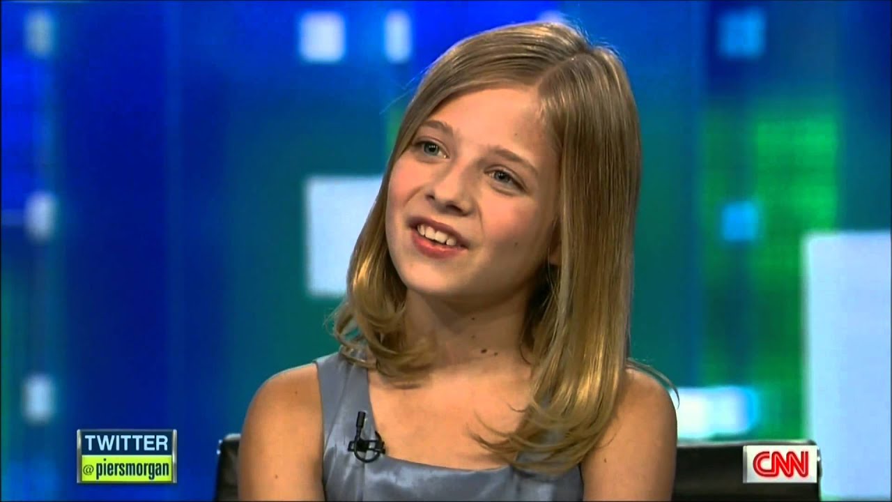 Jackie Evancho on Piers Morgan  Interview with David Foster and sings Angel