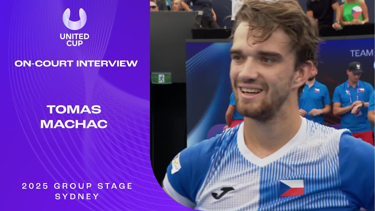 Tomas Machac On-Court Interview | United Cup 2025 Group B