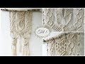 Makramee Wandbehang Teil 1 * DIY * Macrame Wall hanging [eng sub]