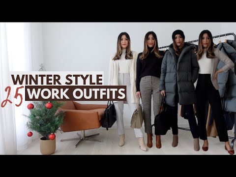 25 Work Outfits to Wear to the Office in Cold Weather | Winter 2021 Lookbook