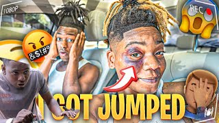 I GOT JUMPED | Hilarious Prank on my brother and Key (CAN'T PRANK HOOD DUDES)