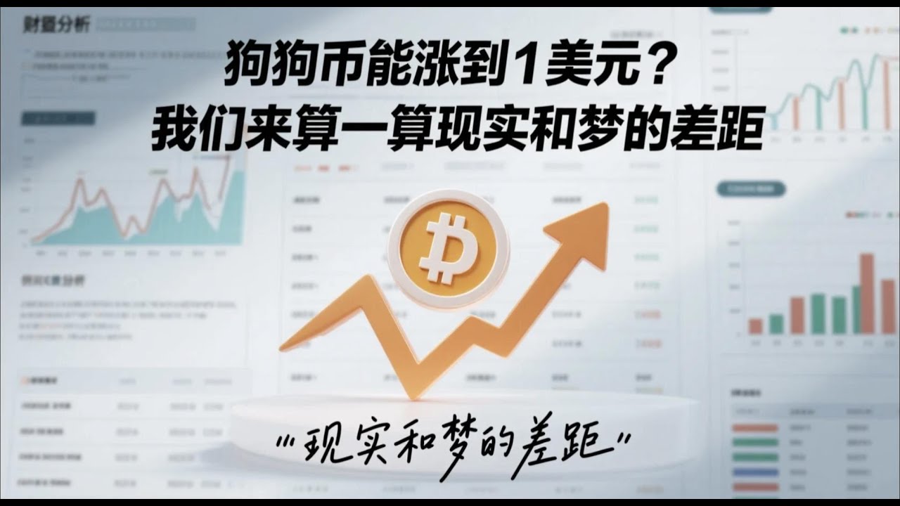 狗狗币能涨到1美元？别只看马斯克，我们来算一算现实和梦的差距- YouTube