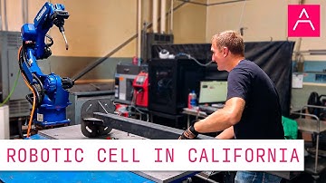 Solar tracker. ABAGY’s new robotic cell in California | ABAGY ROBOTIC WELDING