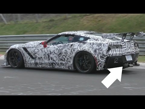 2018 Corvette ZR1 TOO LOUD for the Nürburgring+ Shoots Flames!