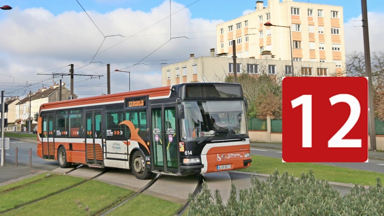 Irisbus Agora S N°614 - Ligne 12 - Réseau Setram - Le Mans