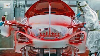 Every car is hand-assembled at the McLaren Production Centre in Wok...